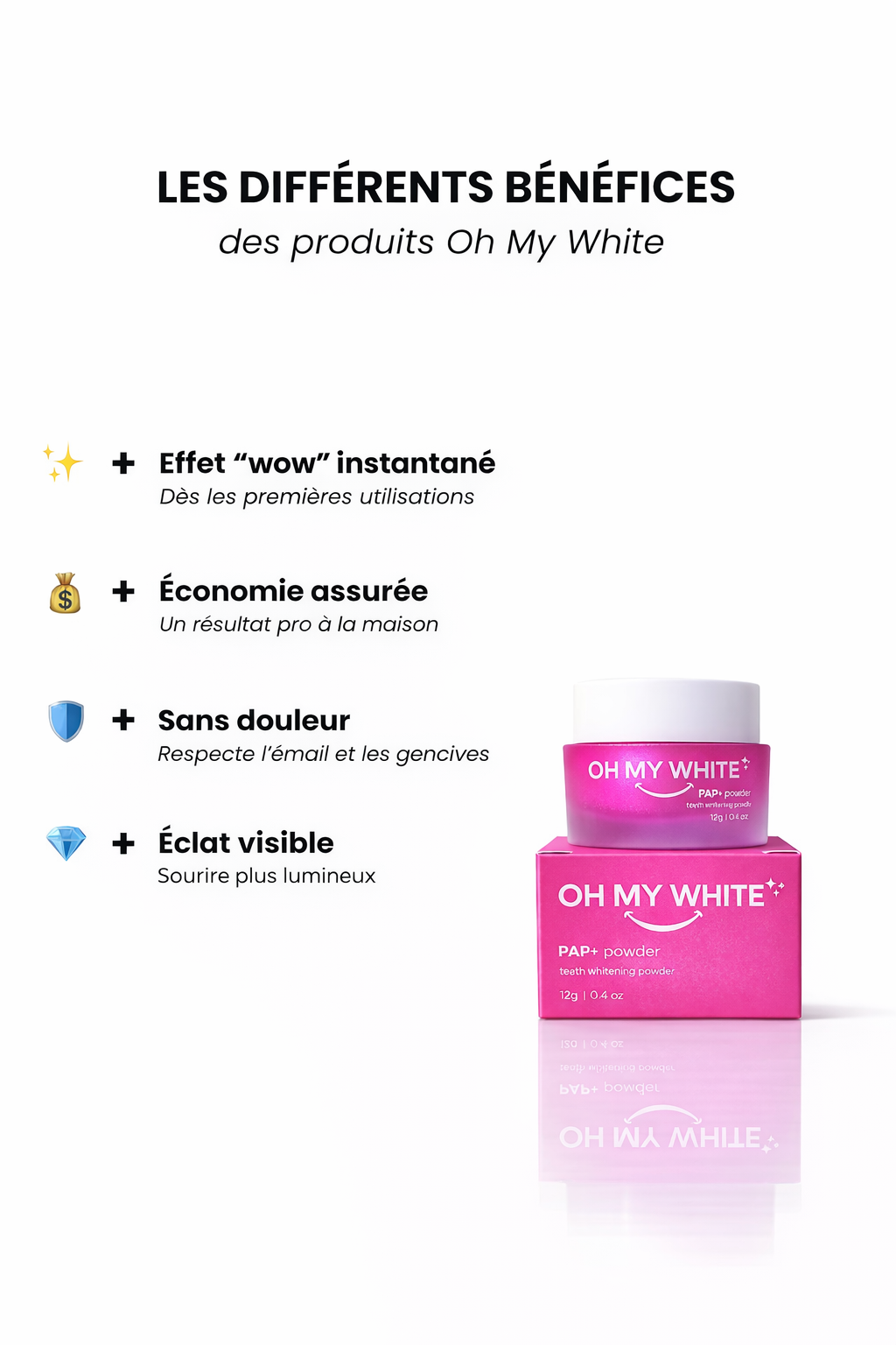 Oh My White™ - Poudre Blanchissante PAP+